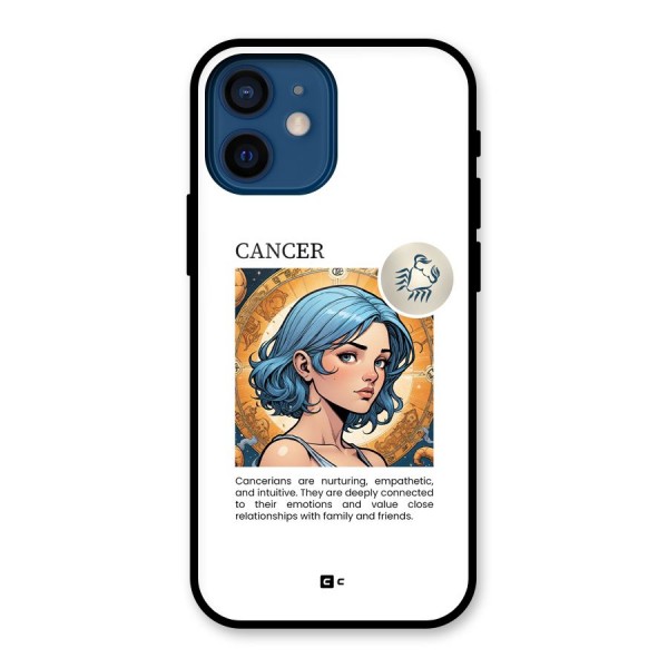 Connected Cancer Glass Back Case for iPhone 12 Mini