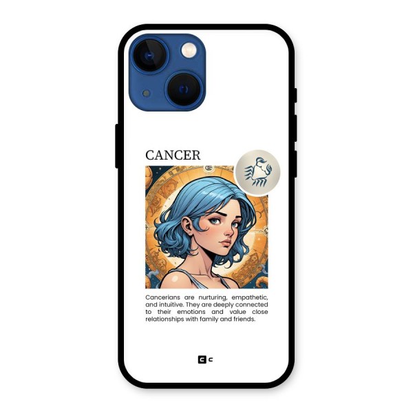 Connected Cancer Glass Back Case for iPhone 13 Mini