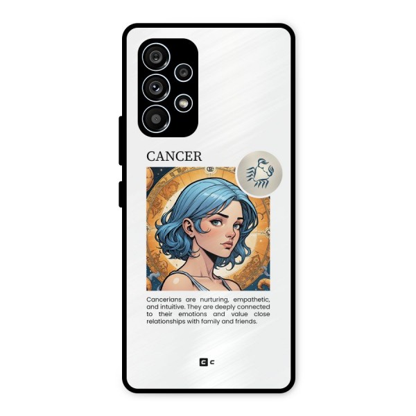 Connected Cancer Metal Back Case for Galaxy A53 5G