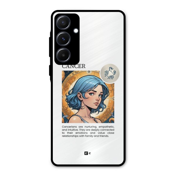 Connected Cancer Metal Back Case for Galaxy A55