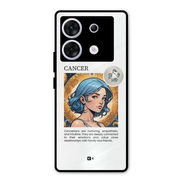 Connected Cancer Metal Back Case for Infinix Zero 30 5G