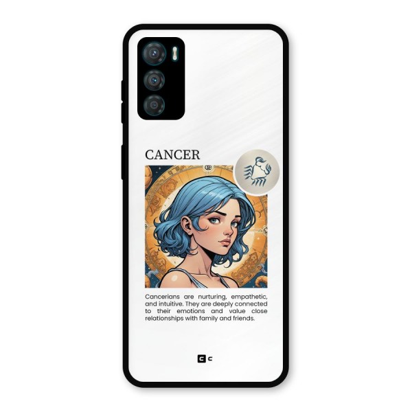 Connected Cancer Metal Back Case for Moto G42