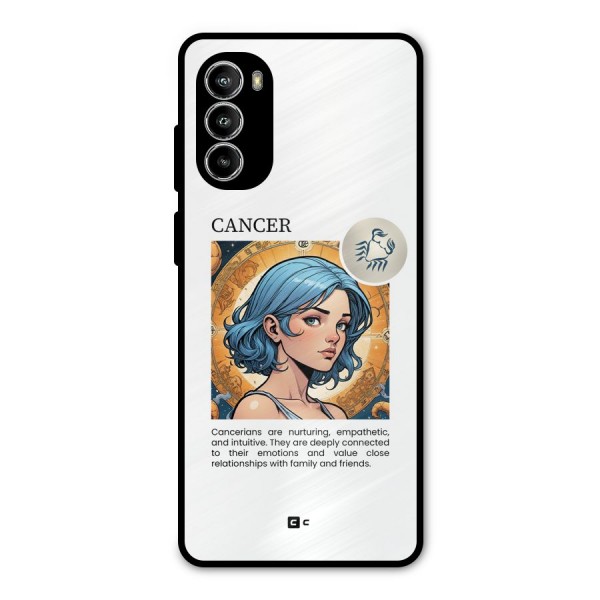 Connected Cancer Metal Back Case for Moto G82