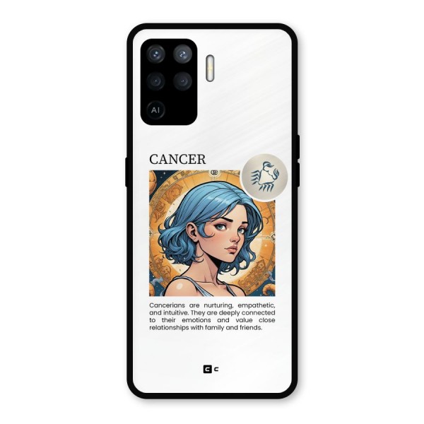 Connected Cancer Metal Back Case for Oppo F19 Pro