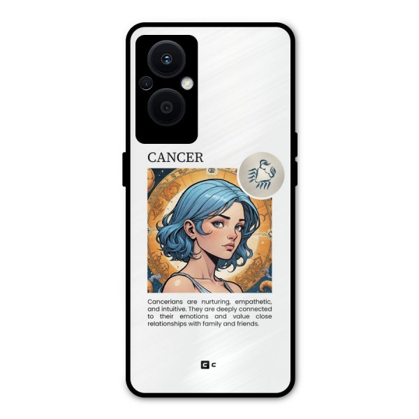 Connected Cancer Metal Back Case for Oppo F21s Pro 5G