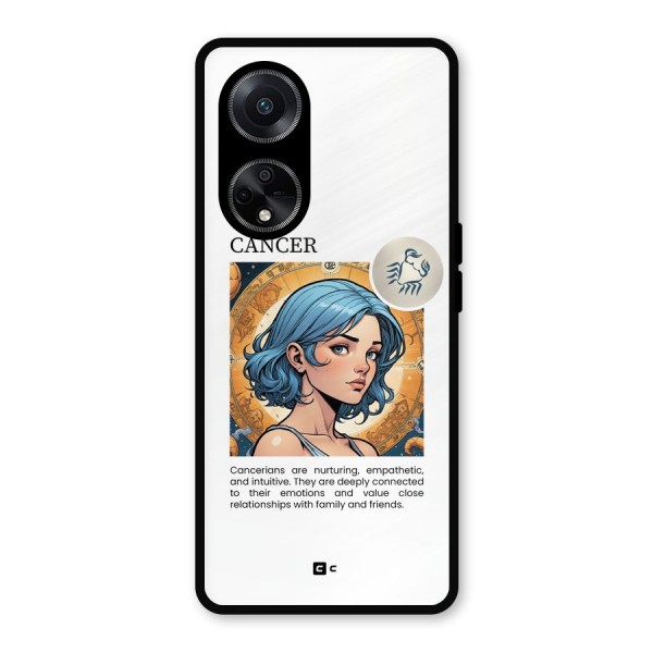 Connected Cancer Metal Back Case for Oppo F23