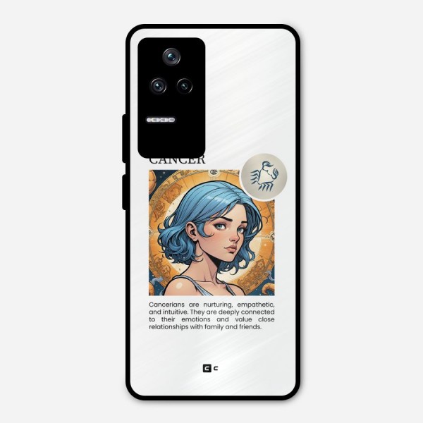 Connected Cancer Metal Back Case for Poco F4 5G