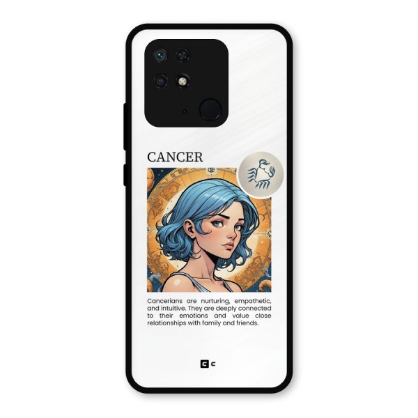Connected Cancer Metal Back Case for Redmi 10 Power
