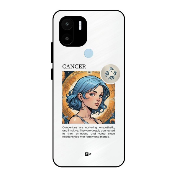 Connected Cancer Metal Back Case for Redmi A2 Plus