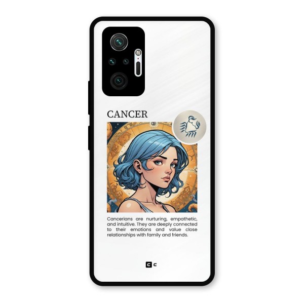 Connected Cancer Metal Back Case for Redmi Note 10 Pro Max