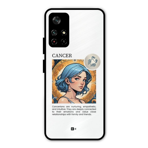 Connected Cancer Metal Back Case for Redmi Note 11T 5G