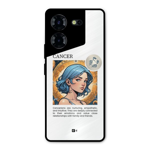 Connected Cancer Metal Back Case for Tecno Pova 5 Pro 5G