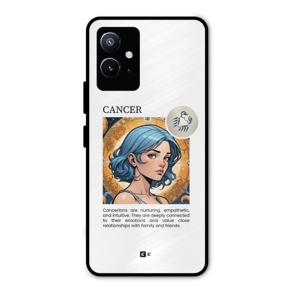Connected Cancer Metal Back Case for Vivo T1 5G