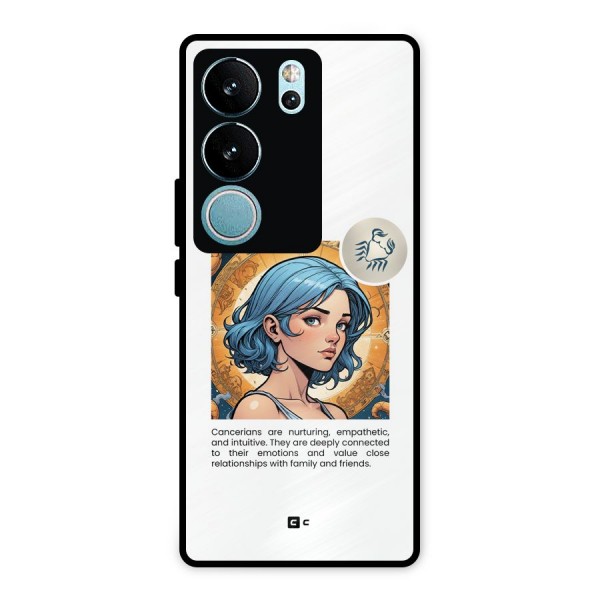 Connected Cancer Metal Back Case for Vivo V29