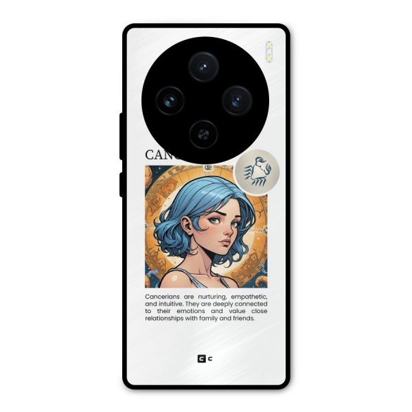 Connected Cancer Metal Back Case for Vivo X100
