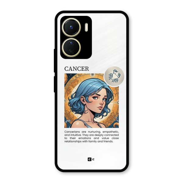 Connected Cancer Metal Back Case for Vivo Y16