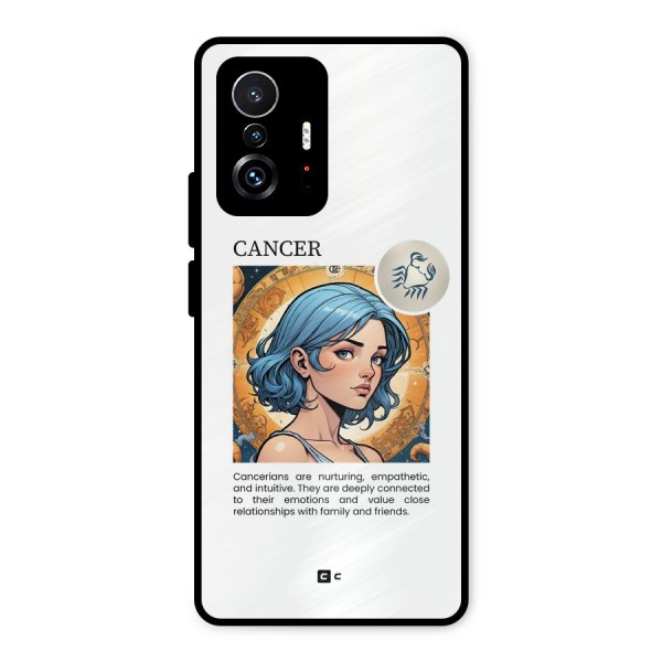 Connected Cancer Metal Back Case for Xiaomi 11T Pro