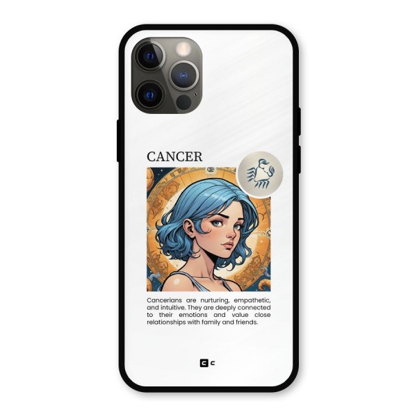 Connected Cancer Metal Back Case for iPhone 12 Pro