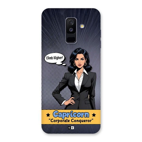 Conqueror Capricorn Back Case for Galaxy A6 Plus