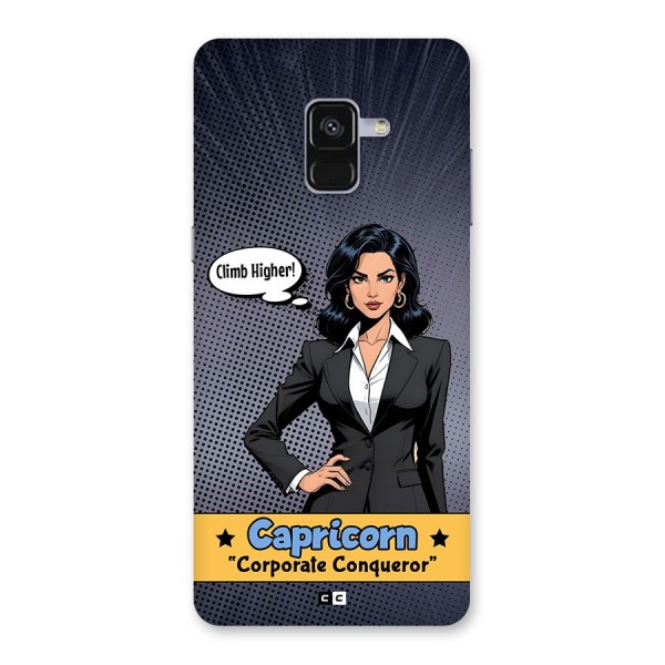 Conqueror Capricorn Back Case for Galaxy A8 Plus