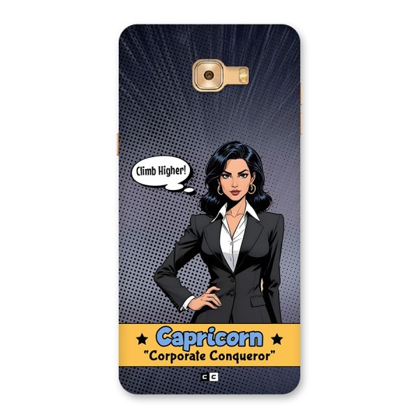 Conqueror Capricorn Back Case for Galaxy C9 Pro
