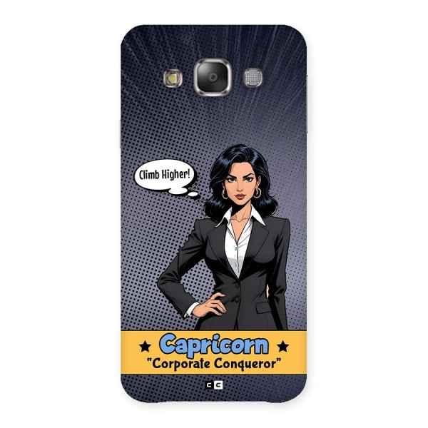 Conqueror Capricorn Back Case for Galaxy E7