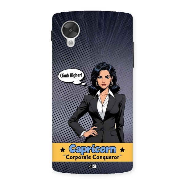 Conqueror Capricorn Back Case for Google Nexus 5