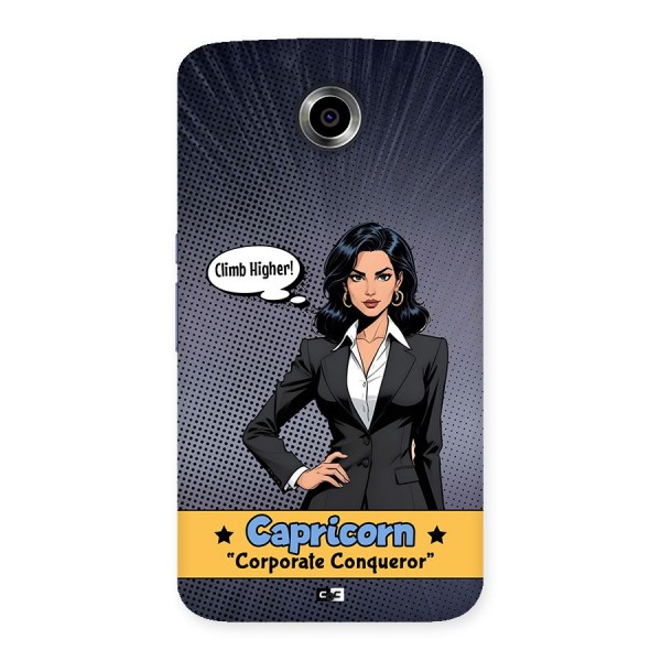 Conqueror Capricorn Back Case for Google Nexus 6