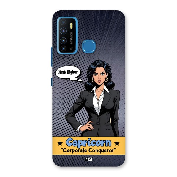Conqueror Capricorn Back Case for Infinix Hot 9