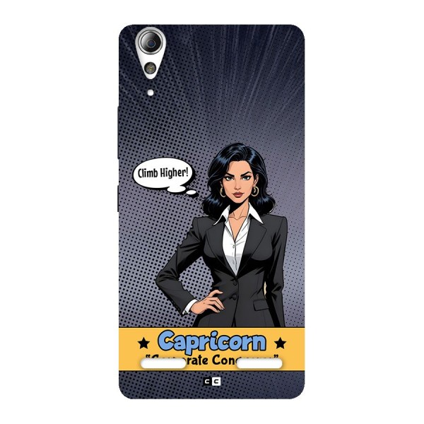 Conqueror Capricorn Back Case for Lenovo A6000 Plus
