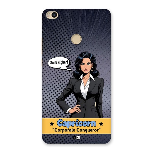 Conqueror Capricorn Back Case for Mi Max 2