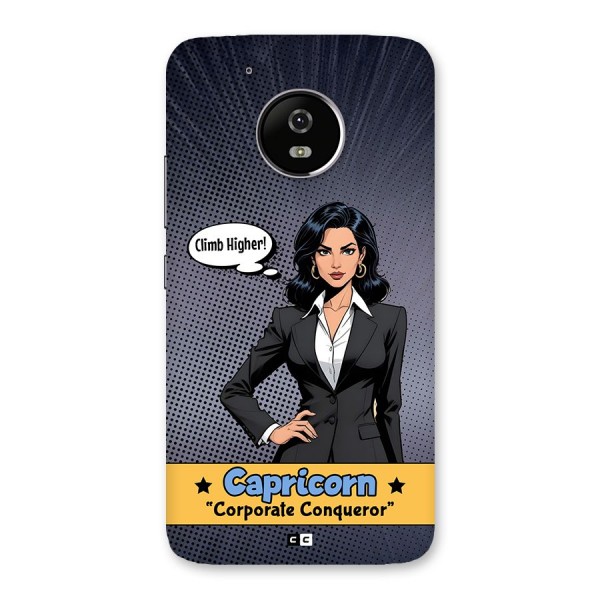 Conqueror Capricorn Back Case for Moto G5