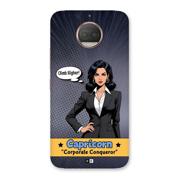 Conqueror Capricorn Back Case for Moto G5s Plus