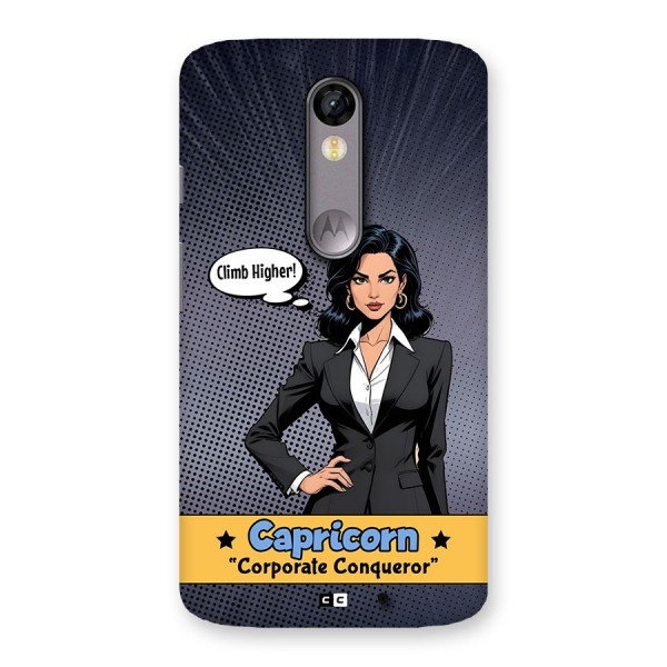 Conqueror Capricorn Back Case for Moto X Force