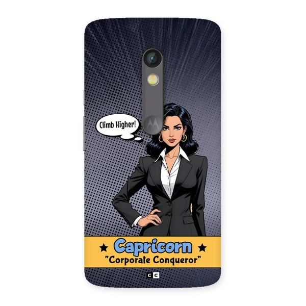 Conqueror Capricorn Back Case for Moto X Play