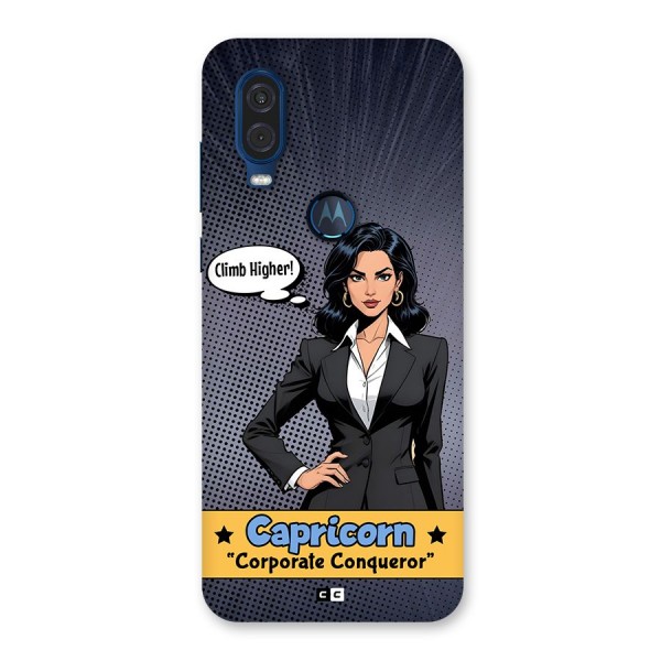 Conqueror Capricorn Back Case for Motorola One Vision