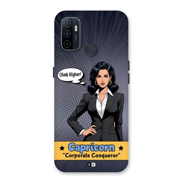 Conqueror Capricorn Back Case for Oppo A33 (2020)