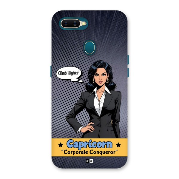 Conqueror Capricorn Back Case for Oppo A7