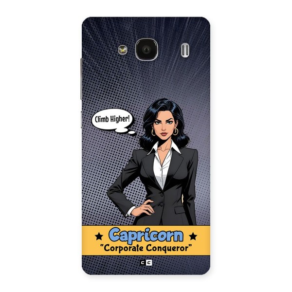 Conqueror Capricorn Back Case for Redmi 2