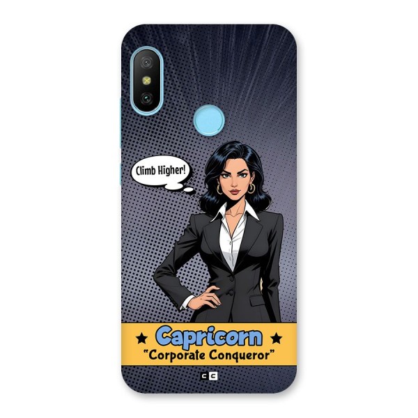 Conqueror Capricorn Back Case for Redmi 6 Pro