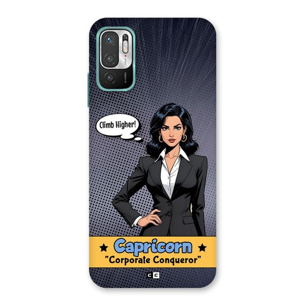 Conqueror Capricorn Back Case for Redmi Note 10T 5G