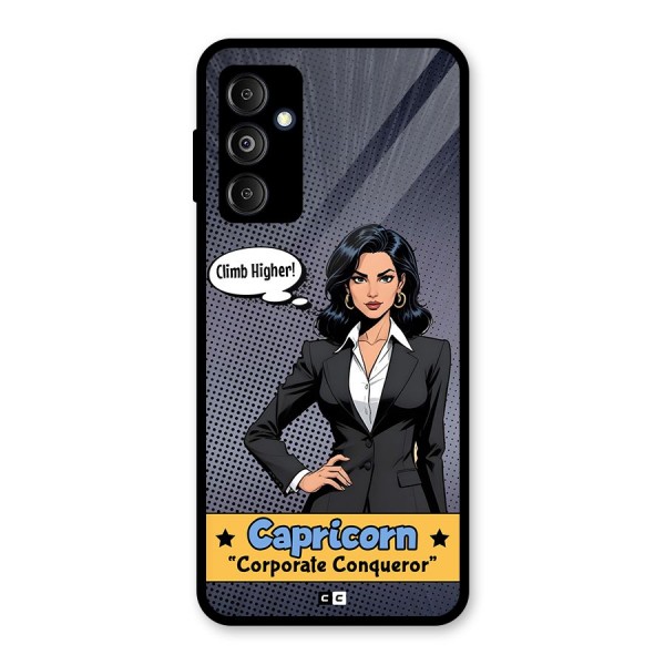 Conqueror Capricorn Glass Back Case for Galaxy M14 5G