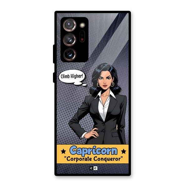 Conqueror Capricorn Glass Back Case for Galaxy Note 20 Ultra