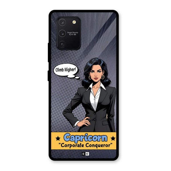Conqueror Capricorn Glass Back Case for Galaxy S10 Lite