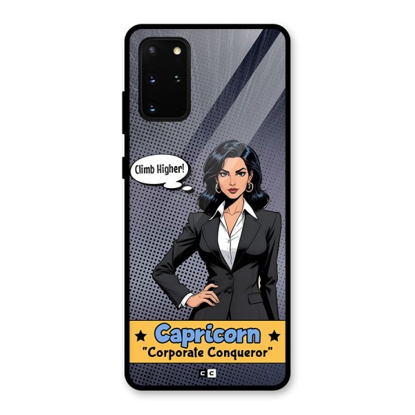 Conqueror Capricorn Glass Back Case for Galaxy S20 Plus