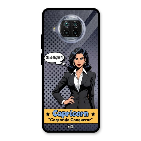 Conqueror Capricorn Glass Back Case for Mi 10i
