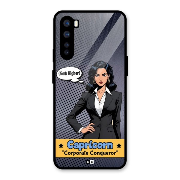 Conqueror Capricorn Glass Back Case for OnePlus Nord