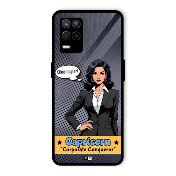 Conqueror Capricorn Glass Back Case for Realme 9 5G