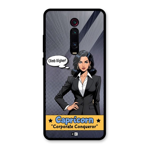 Conqueror Capricorn Glass Back Case for Redmi K20 Pro