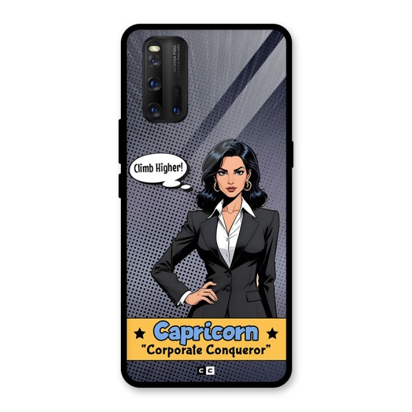 Conqueror Capricorn Glass Back Case for Vivo iQOO 3